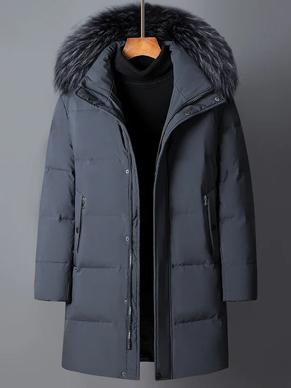 Winterjacke mit Kapuze für Herren